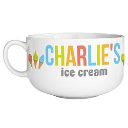 Personalized Sweet Treats Ice Cream Bowl