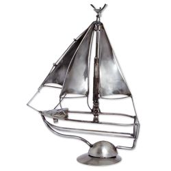Sail Away Recycled Auto Parts Bottle Holder