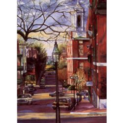Mount Vernon Street in Boston Art Print