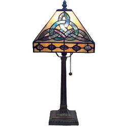 Stained Glass Trinity Lamp