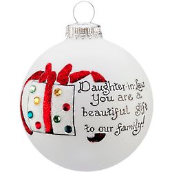Beautiful Gift Daughter-in-Law Personalized Christmas Ornament
