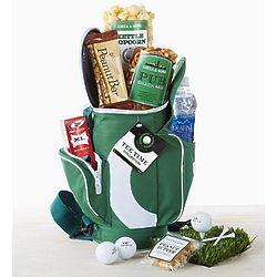 Tee Time Golf Cooler Gift Bag with Snacks