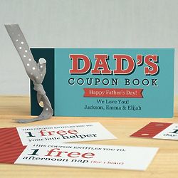 Personalized Father's Day Coupon Book