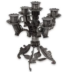 Industrial Elegance Upcycled Auto Part Tealight Candleholder