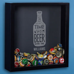 Always Time For a Beer Custom Shadow Box