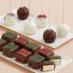 9 Christmas Cheesecake Bites and 6 Classic Cake Pops