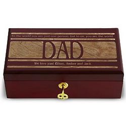 Personalized You are the World Trinket Box from Multiple Children