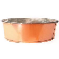 Handmade Copper Eastman Dog Bowl