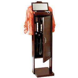 Sleek and Space-Saving Jewelry Valet and Armoire