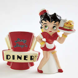 Betty Boop Diner Salt and Pepper Shakers
