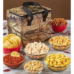 Insulated Camouflage Bag of Snacks and Popcorn