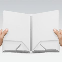 Folding Coobook and Electronic Tablet iPad Stand