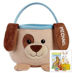Personalized Furry Friend Easter Basket and Candy