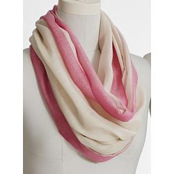 Color Block Infinity Scarf