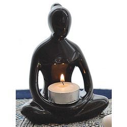 Silent Serenity Candle Holder