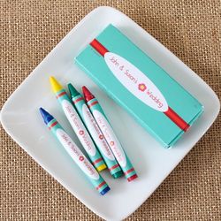 Kid's Personalized Graphic Crayon Set