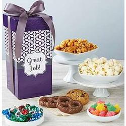 Simply Stated Great Job Tall Snack Box