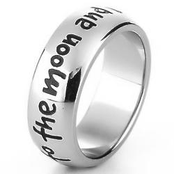 I Love You To The Moon And Back Ring