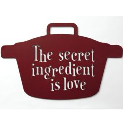 The Secret Ingredient Is Love Wall Art