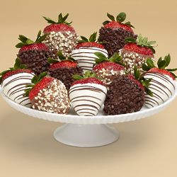 Full Dozen Gourmet Fancy Chocolate Chip Covered Strawberries