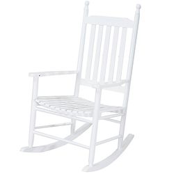 Shasta White Wood Rocking Chair