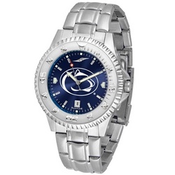 Penn State Nittany Lions Competitor AnoChrome Steel Band Watch