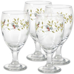 Winterberry Iced Beverage Glasses