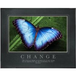 Change Butterfly Motivational Poster