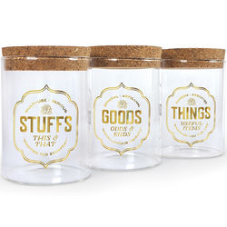 Things, Stuffs & Goods Stashed Storage Jars