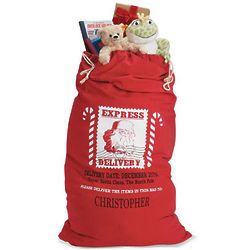 Personalized Santa's Delivery Bag