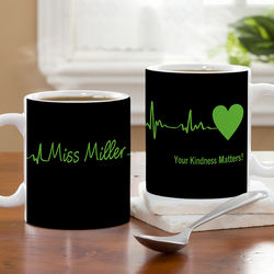 Heart of Caring Personalized Coffee Mug