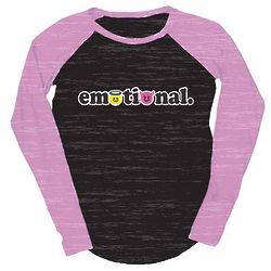 Girl's Emotional Baseball T-Shirt