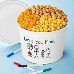 Easter 2-Gallon Decorate Your Own Popcorn Tin with 3 Flavors