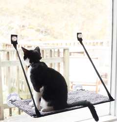 Window Sill Cat Bed with EZ Window Mount