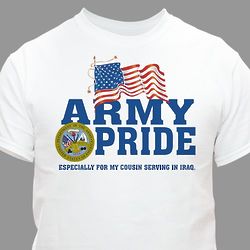 Military Pride Personalized T-Shirt