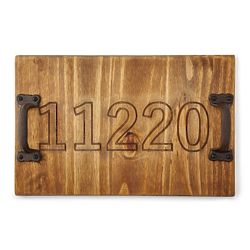 Personalized Zip Code Serving Tray