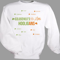 Personalized Wee Little Hooligans Sweatshirt