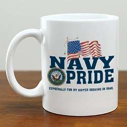 Military Pride Personalized Ceramic Coffee Mug
