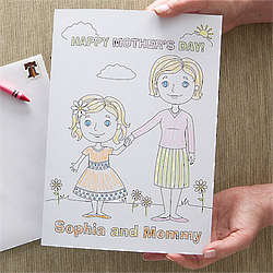 Personalized Mommy & Me Mother's Day Card