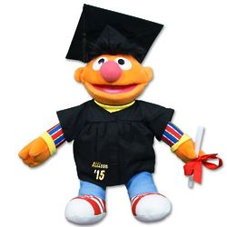 Personalized Graduation Plush Ernie Doll