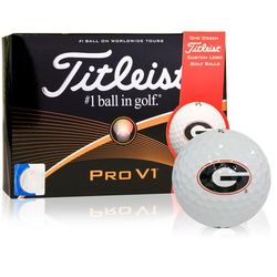 Pro V1 Georgia Bulldogs Personalized Golf Balls