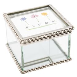 Bloom Glass Rosary Memory Box