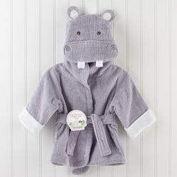"Hug-alot-amus" Hooded Hippo Robe