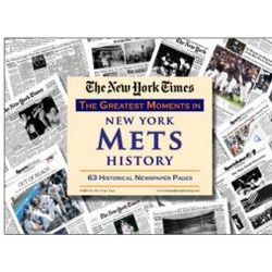 New York Mets History Newspaper Replica