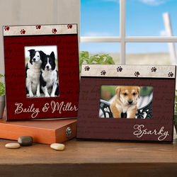 Man's Best Friend Personalized Dog Picture Frame
