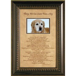 Things We Can Learn from Canine Framed Print