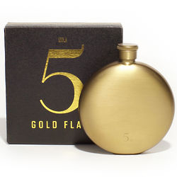 Gold 5 oz. Flask