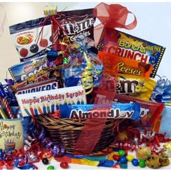 Blow Out The Candles Candy Gift Basket