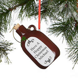 Personalized Beer Growler Ornament