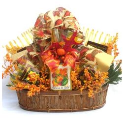 Autumn in Gold Gift Basket